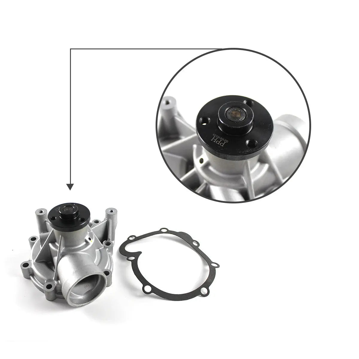 20726083 VOE20726083 Water Pump for Volvo L110E L120E EC290B - image 2
