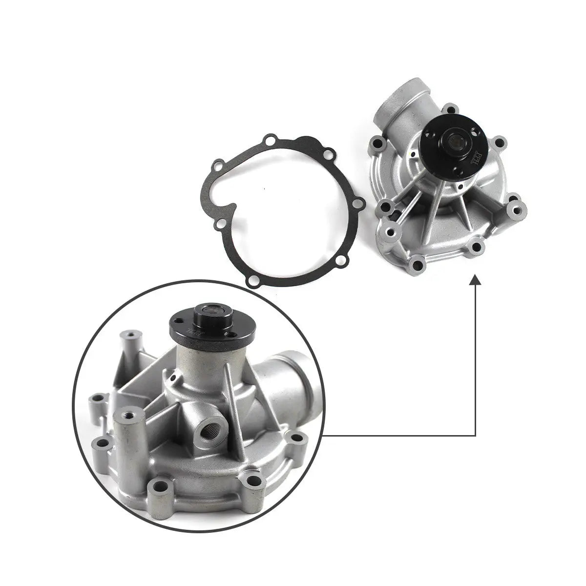 20726083 VOE20726083 Water Pump for Volvo L110E L120E EC290B - image 3