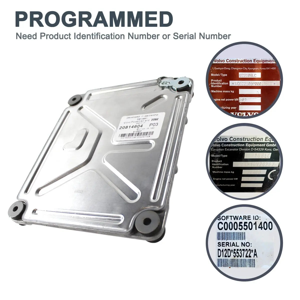 20814604 engine controller for Volvo G930 G946 G970 - image 3