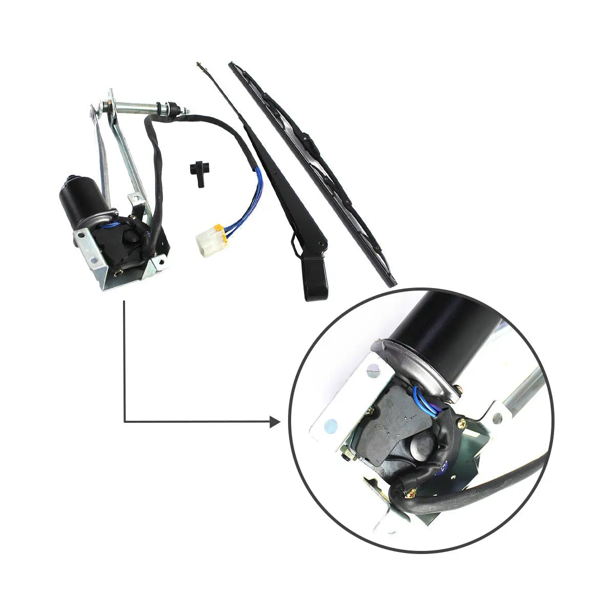 Topsealkit 20Y-54-52211 wiper motor, for Komatsu PC200-7 PC300-7 PC130-8 Excavator - image 2