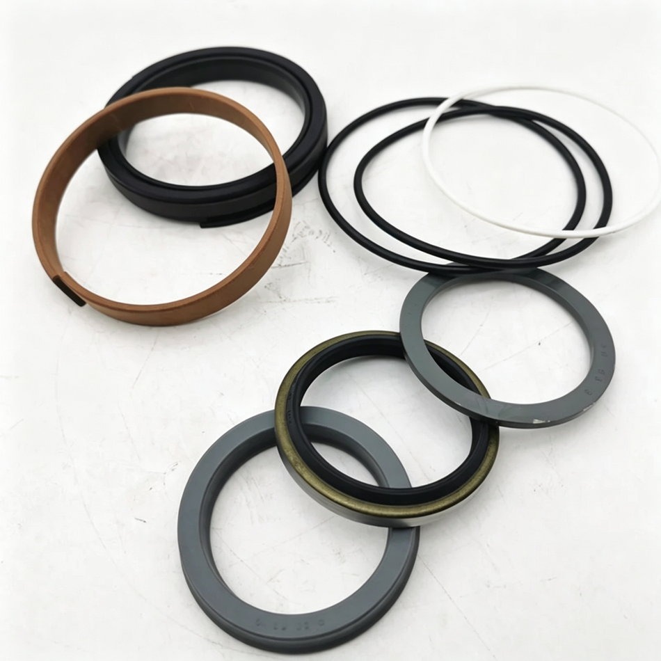 Kit de sellos para cilindro hidráulico compatible con excavadora Komatsu PC50UU-2 - Kit de reparación y reconstrucción de cilindro de brazo, reemplaza OEM 707-98-25820 20T-63-02310