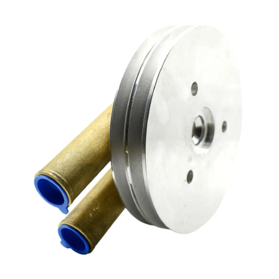 Sea Water Pump 21214596 3858229 Double V Belt Pulley for Volvo Penta Engine 4.3 5.0 5 - image 2