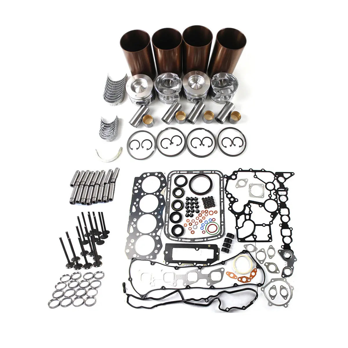 4JJ1 Engine Rebuild Kit for Isuzu NQR NKR NPR ELF NHR Truck Parts - image 3