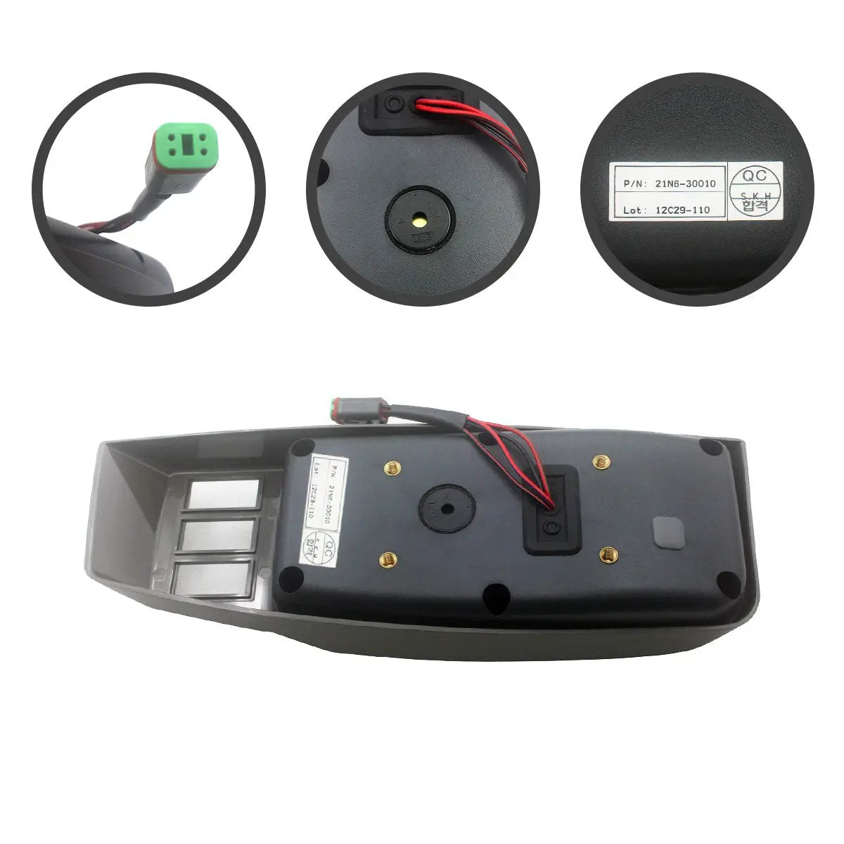 Topsealkit 21N6-30010 monitor display panel, for Hyundai Robex R215-7 R215-7C Excavator - image 4