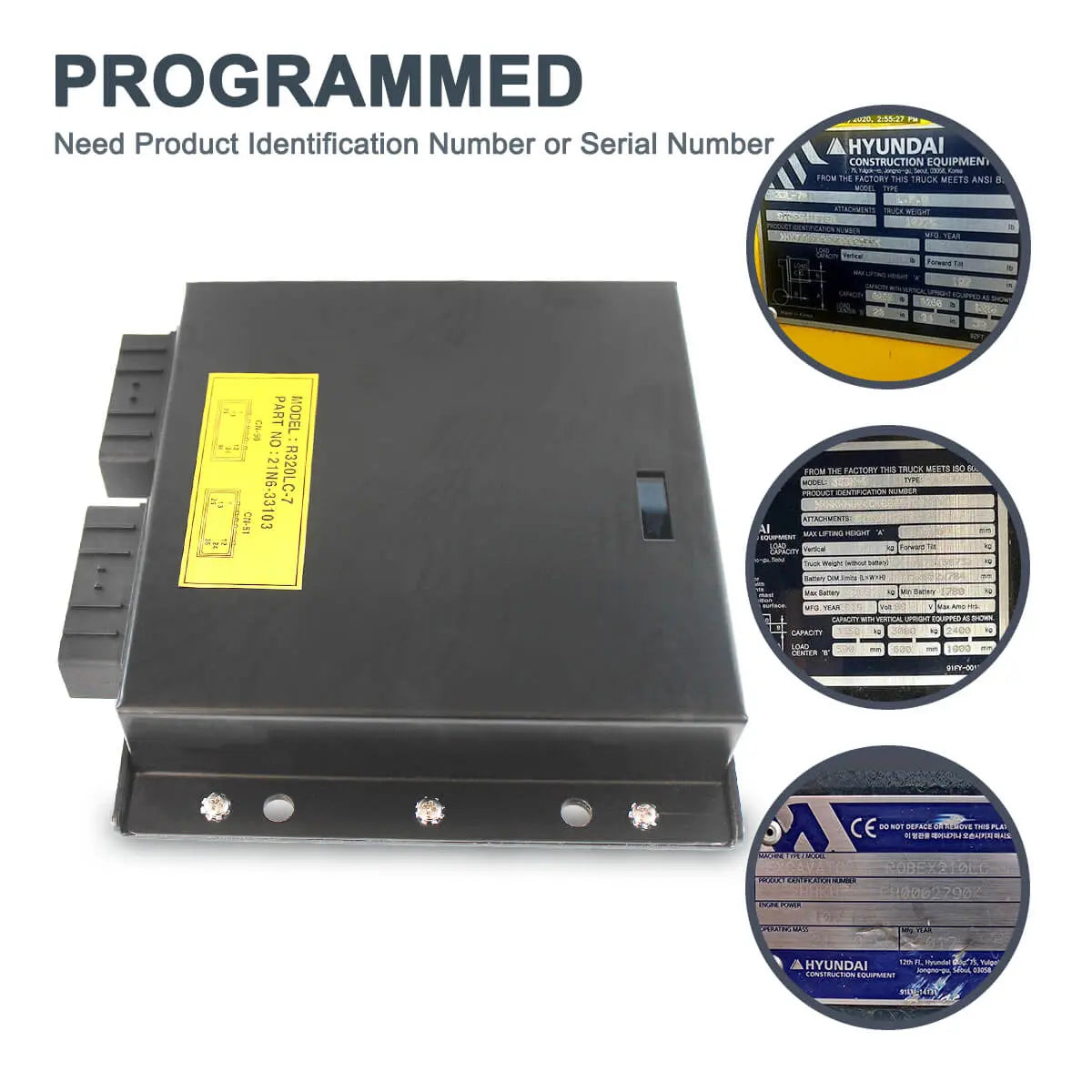 21N6-33103 controller for Hyundai R-7 - image 3