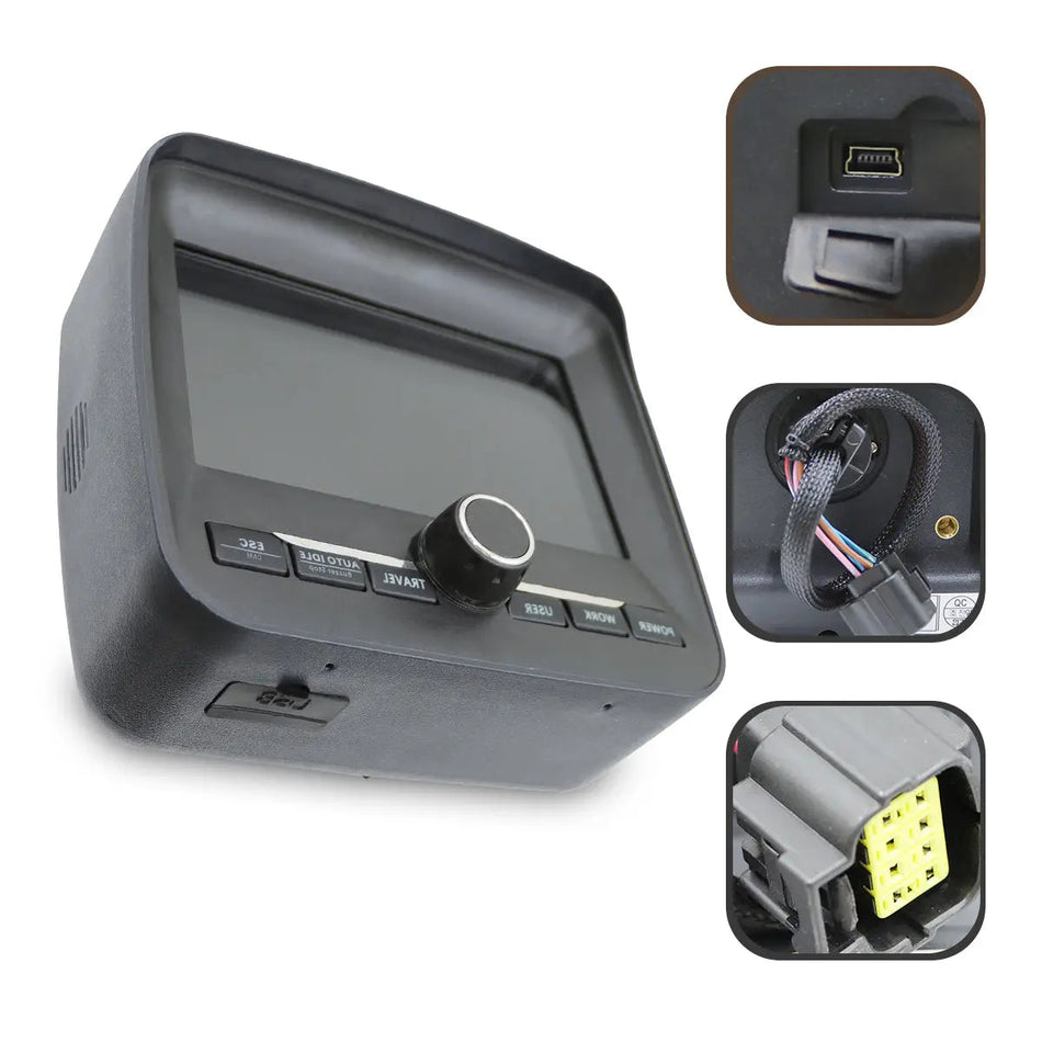 21Q6-40100 monitor display panel for Hyundai R250LC-9 R290LC-9 R320LC-9 Excavator - image 2