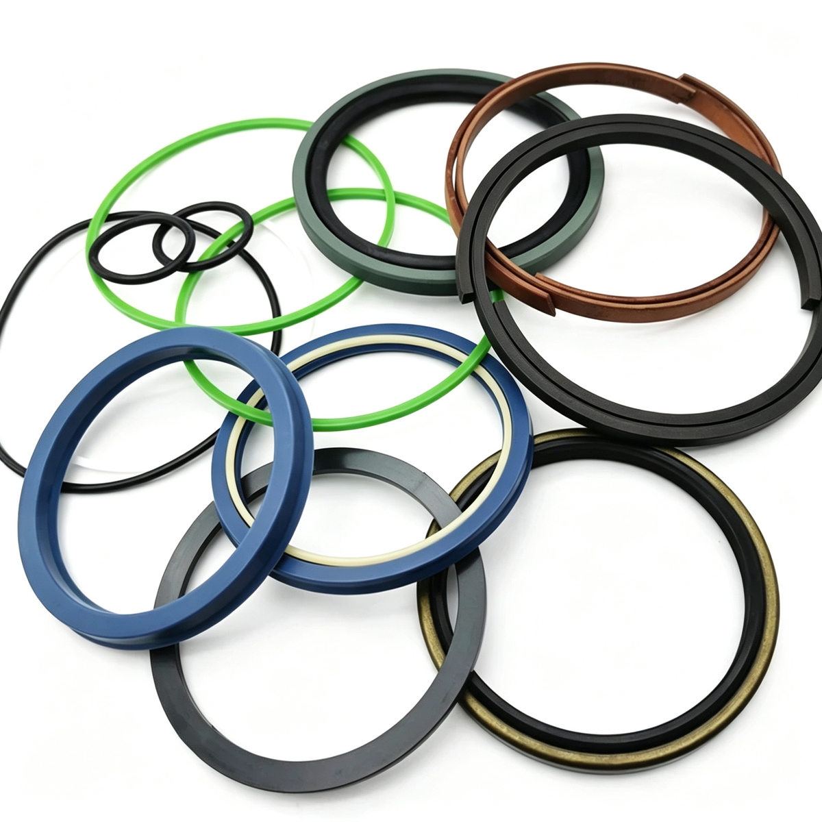 Hitachi, Hitachi ZX160LC, ZX160LC, Boom Cylinder Seal Kit, Hydraulic Cylinder Seal Kit, Excavator Seal Kit, Hitachi Excavator Parts, Heavy Machinery Parts, Oil Seal, O Ring Kit, 4467379 4458884 4448532