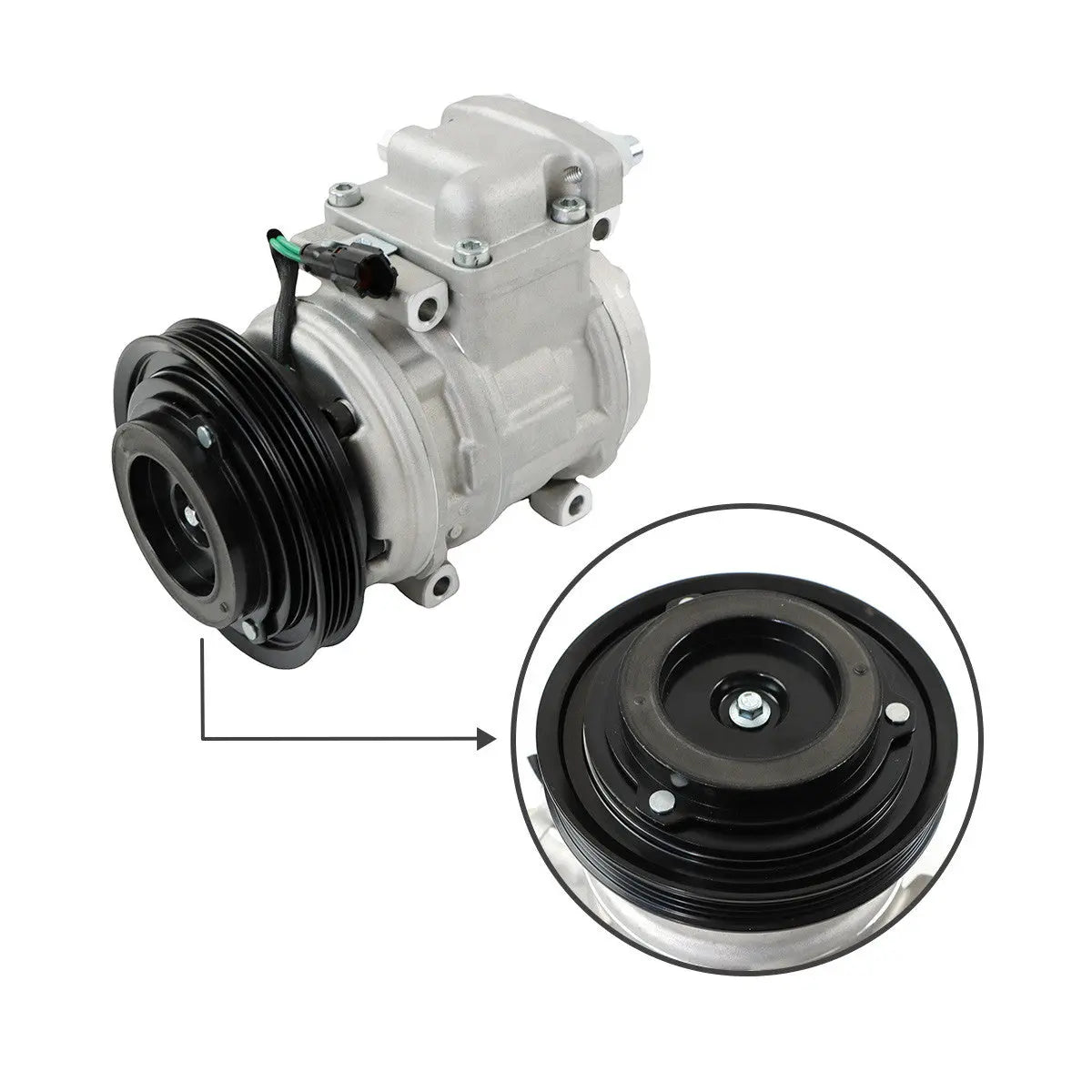 2208-6013B 4PK 24V A/C Compressor for Doosan DX225LC-V - image 4
