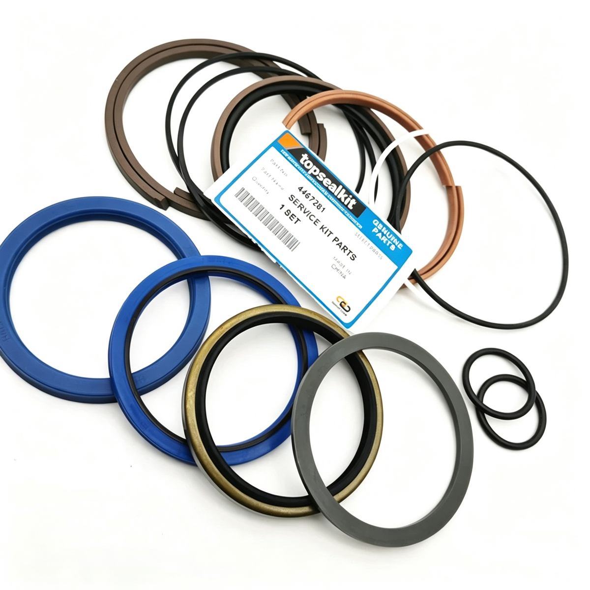 Hitachi, Hitachi ZX160LC, ZX160LC, Bucket Cylinder Seal Kit, Hydraulic Cylinder Seal Kit, Excavator Seal Kit, Hitachi Excavator Parts, Heavy Machinery Parts, Oil Seal, O Ring Kit, 4467381 4448534