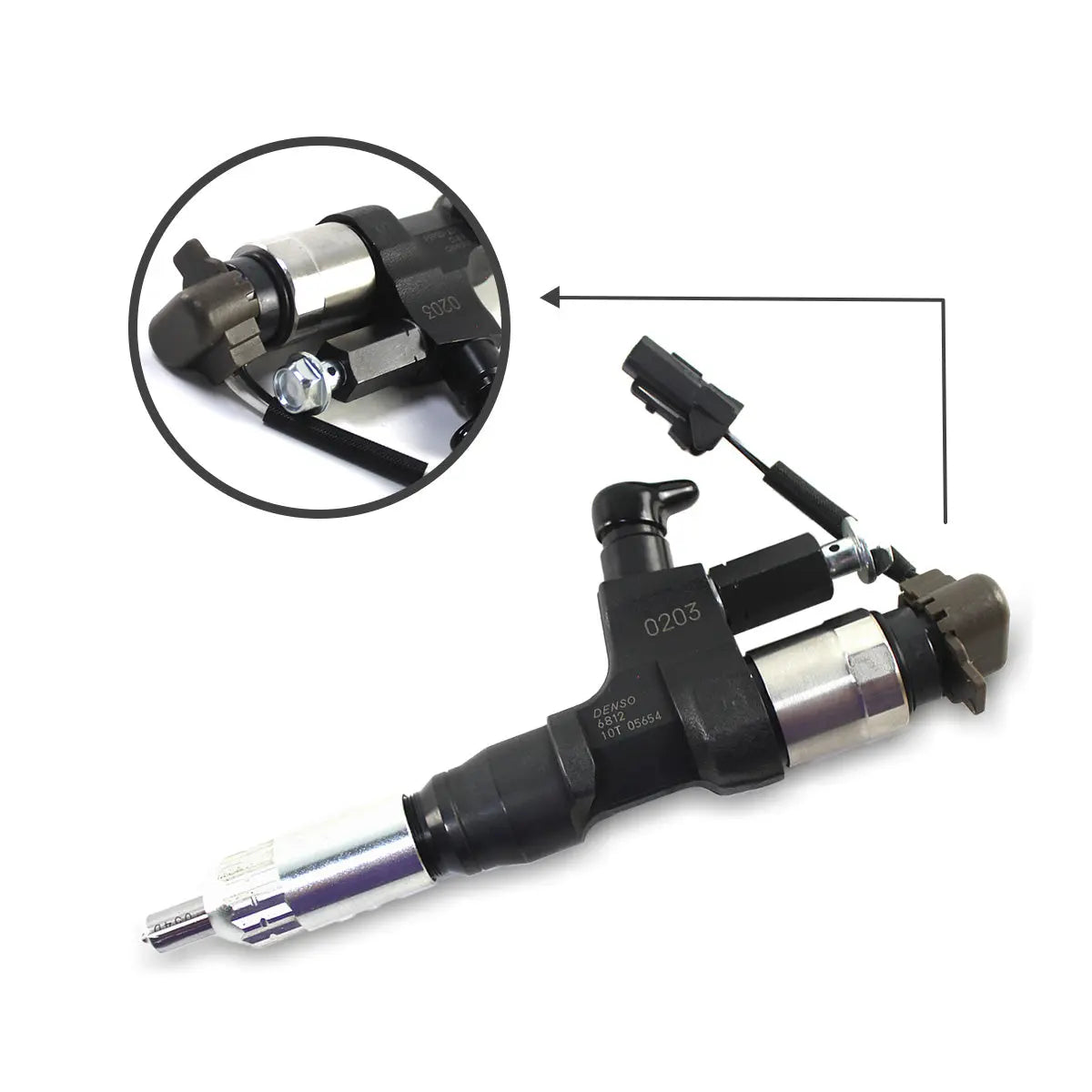 23670-E0320 Fuel Injector Compatible with Kobelco SK300-8 SK350-8 Hino J08E Engine