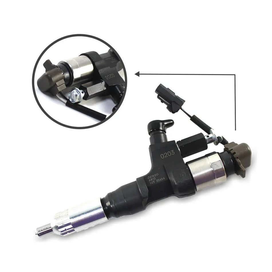 23670-E0320 Fuel Injector Compatible with Kobelco SK300-8 SK350-8 Hino J08E Engine