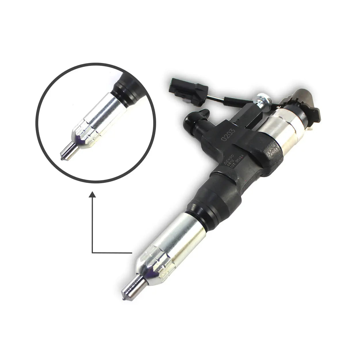 23670-E0320 Fuel Injector Compatible with Kobelco SK300-8 SK350-8 Hino J08E Engine