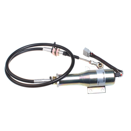 VOE11110030 24V stop solenoid for Volvo Wheel Loader L120C L120D L150C L150D L180C L180D - image 3