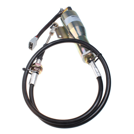 VOE11110030 24V stop solenoid for Volvo Wheel Loader L120C L120D L150C L150D L180C L180D - image 2