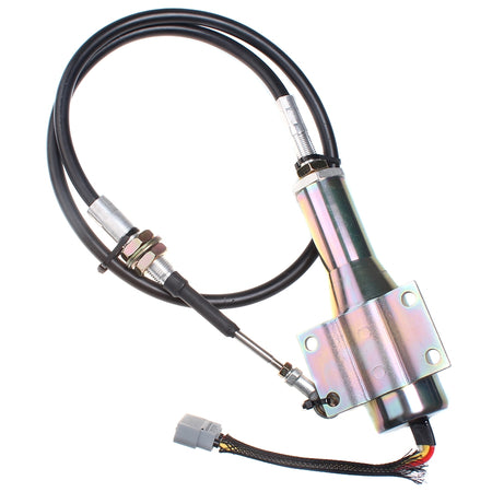 VOE11110030 24V stop solenoid for Volvo Wheel Loader L120C L120D L150C L150D L180C L180D - image 4
