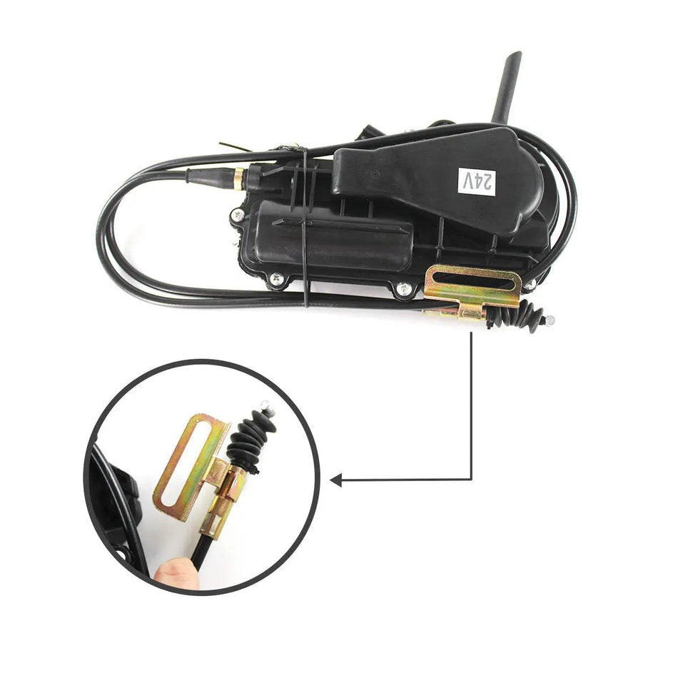 2523-9016 fuel shut-off solenoid for Daewoo Doosan Excavator DH225-7 - image 2
