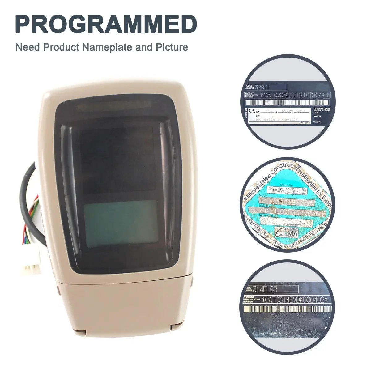 260-2160 monitor screen for Caterpillar 315C 318C 319C 320C Excavator - image 3
