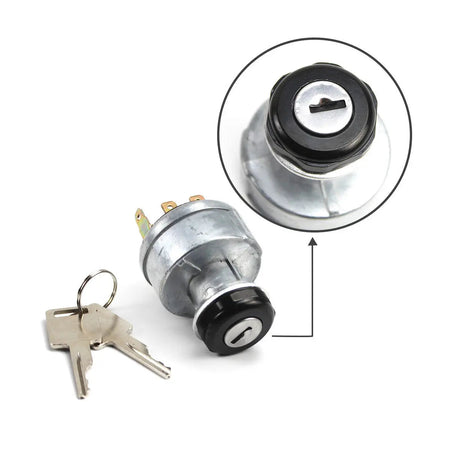 ignition switch with 2 keys 282775A1 for Case SV185 SV250 TF300B - image 2