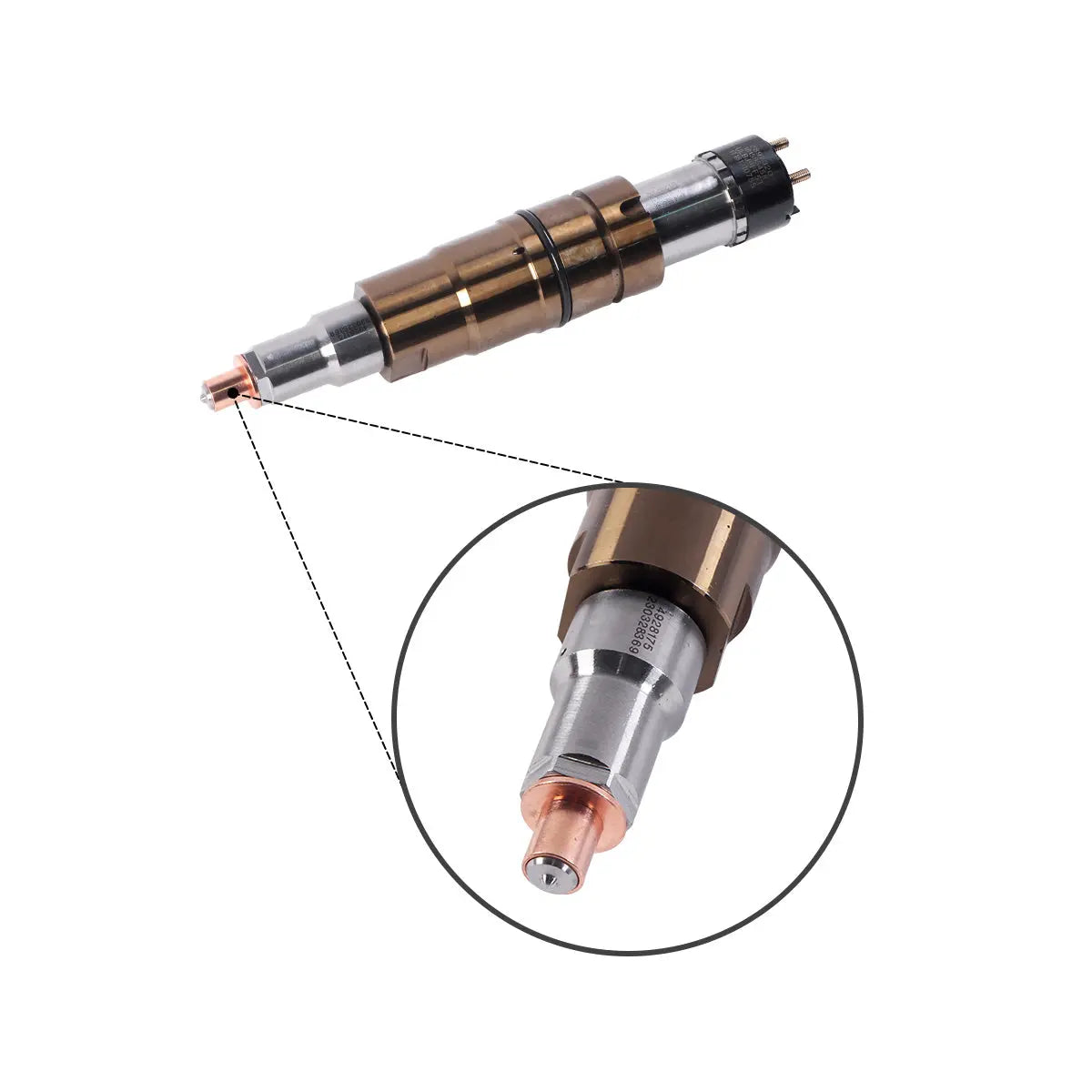 2897320 2894829 Fuel Injector with Tube Compatible with Cummins ISX15 Engine