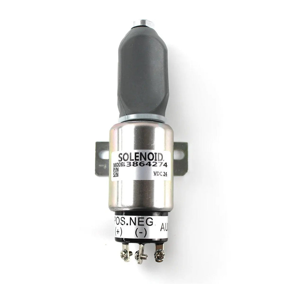 3864274 fuel shut-off solenoid for Cummins 6CT 8.3 Excavator