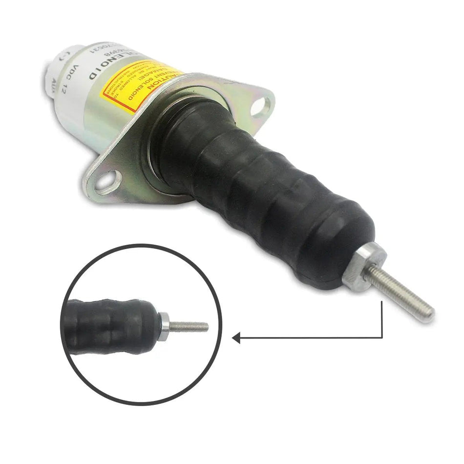 fuel shut-off solenoid 3906398 for Cummins Engine - image 2