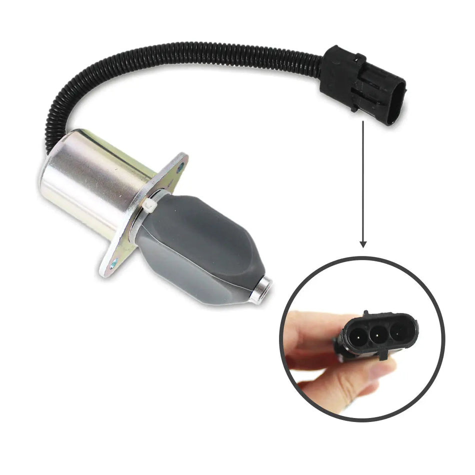 3919422 fuel shut-off solenoid for Cummins 5.9L 8.3L Engine - image 2