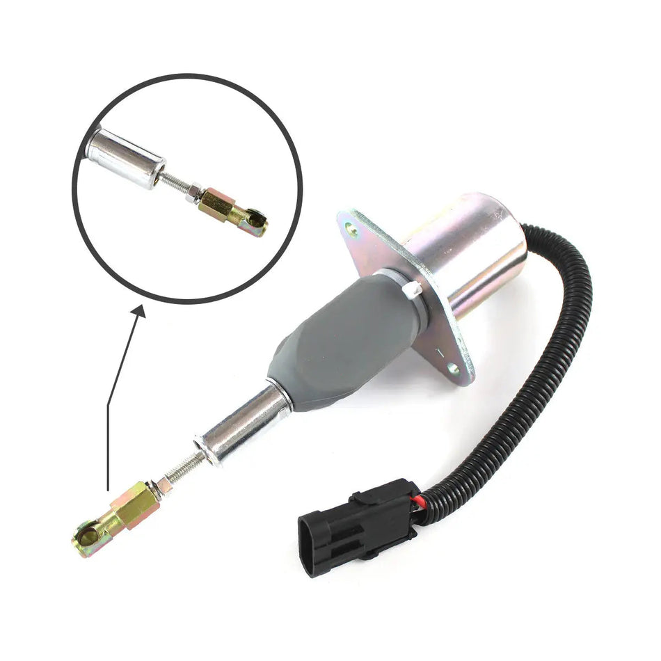 3928160 fuel shut-off solenoid for Cummins 6C 8.3 Engine - image 2