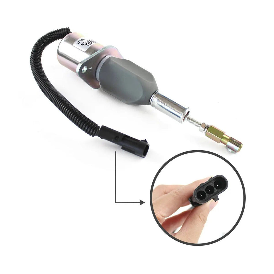 Topsealkit 3928161 fuel shut-off solenoid, for Cummins 6C 8.3 Excavator - image 2