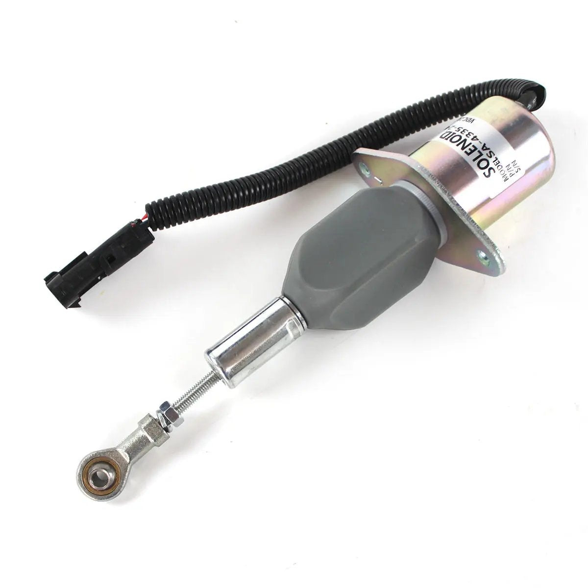 fuel shut-off solenoid 3930234 for Cummins 6CT 8.3L Komatsu Excavator PC350-7 - image 4