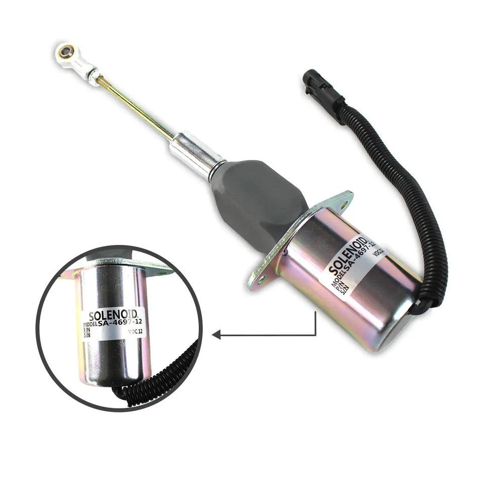 fuel shut-off solenoid 3934174 for Cummins 5.9 Engine - image 2