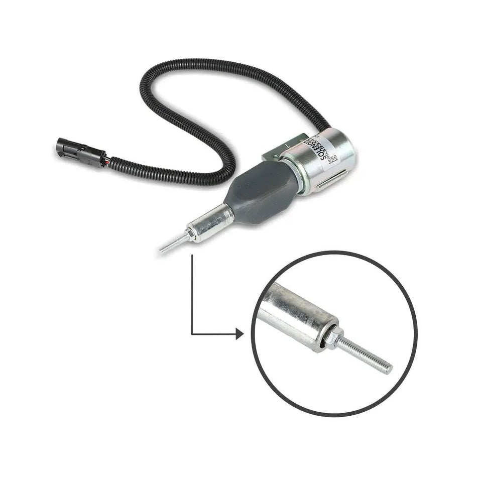 fuel shut-off solenoid 3935430 for Cummins 6BT 5.9L Engine - image 2