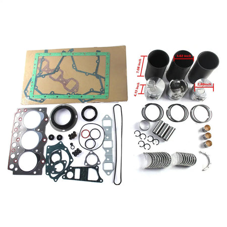3D95S 3D95S-W-1 Engine Rebuild Kit for Komatsu PC50UU-1 Excavator - image 2