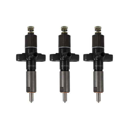 3-Pack Fuel Injector 2645630 Compatible with Perkins 3.1524 D3.152 Engine Massey Ferguson Tractor 135 145 148 230 240 250 550 560