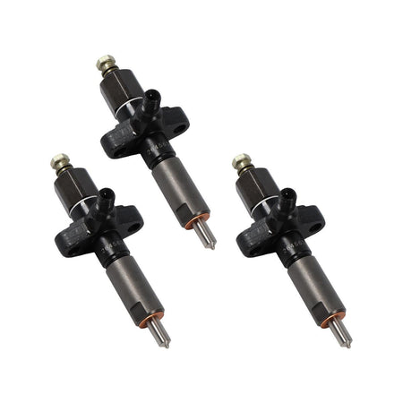 3-Pack Fuel Injector 2645630 Compatible with Perkins 3.1524 D3.152 Engine Massey Ferguson Tractor 135 145 148 230 240 250 550 560