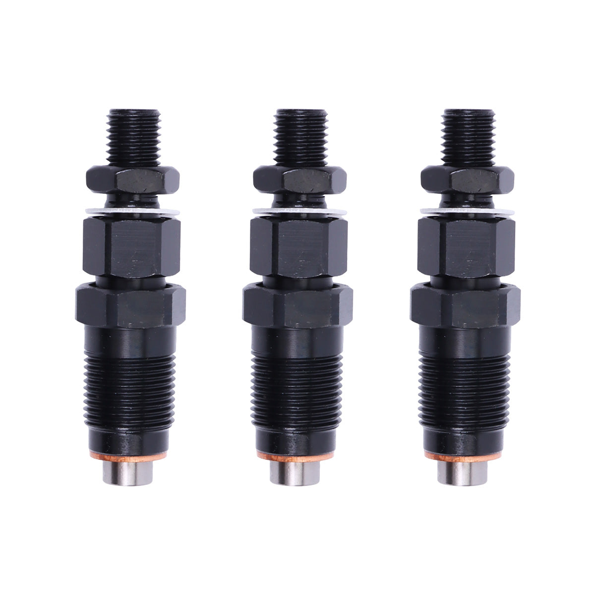 3-Pack Fuel Injector AM882410 Compatible with Kawasaki FD620D Engine John Deere Tractor 1023E