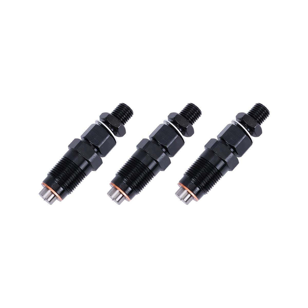 3-Pack Fuel Injector AM882410 Compatible with Kawasaki FD620D Engine John Deere Tractor 1023E