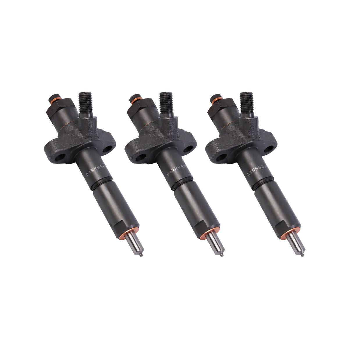 3-Pack Fuel Injector D4NN9AF593A Compatible with New Holland Ford Tractor 231 2600 3600