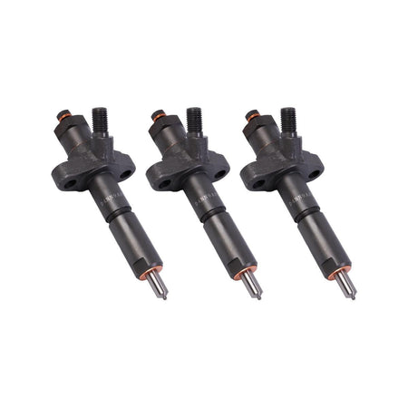3-Pack Fuel Injector D4NN9AF593A Compatible with New Holland Ford Tractor 231 2600 3600