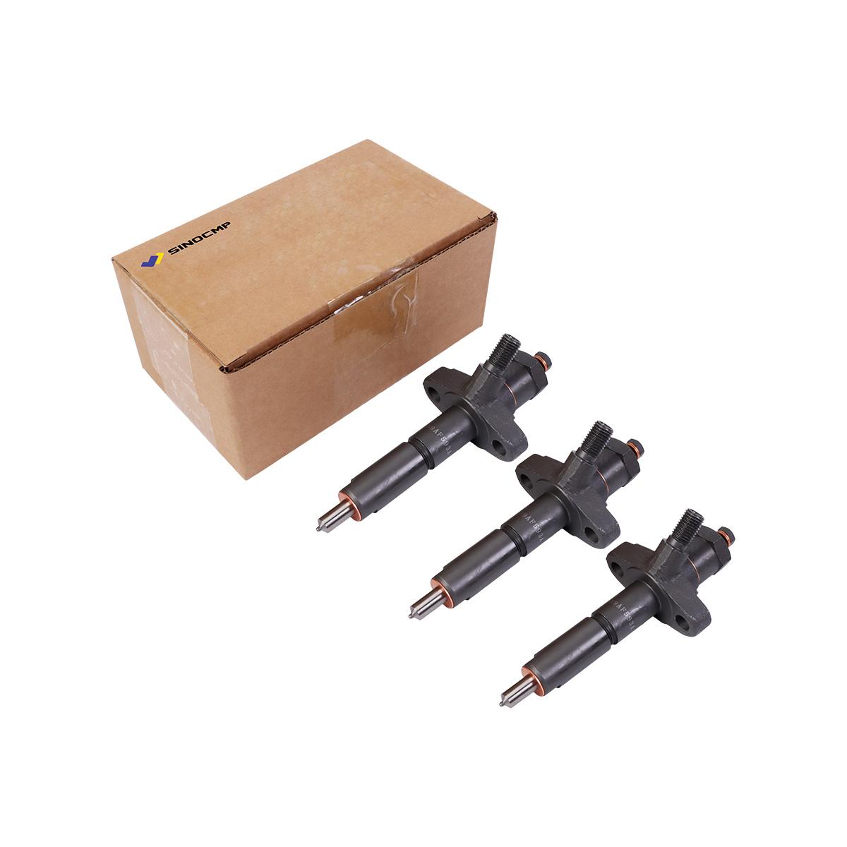 3-Pack Fuel Injector D4NN9AF593A Compatible with New Holland Ford Tractor 231 2600 3600