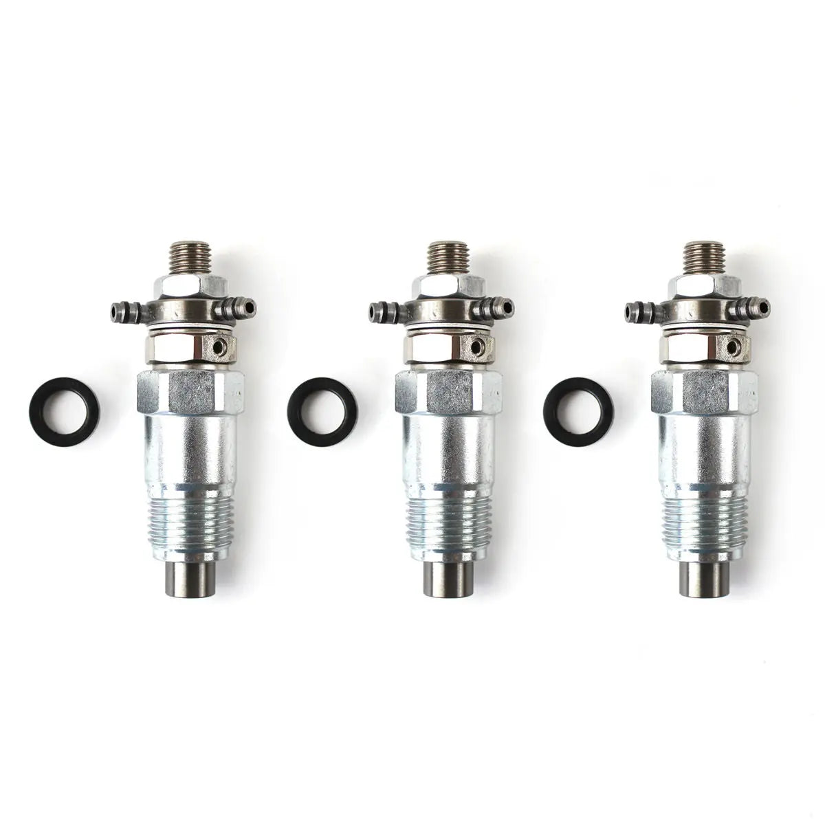 3-Pack Fuel Injector 15271-53000 Compatible with Kubota D750 D850 L185 L2050 Engine