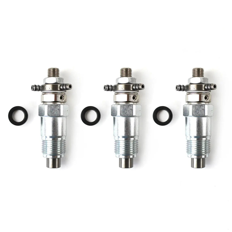 3-Pack Fuel Injector 15271-53000 Compatible with Kubota D750 D850 L185 L2050 Engine