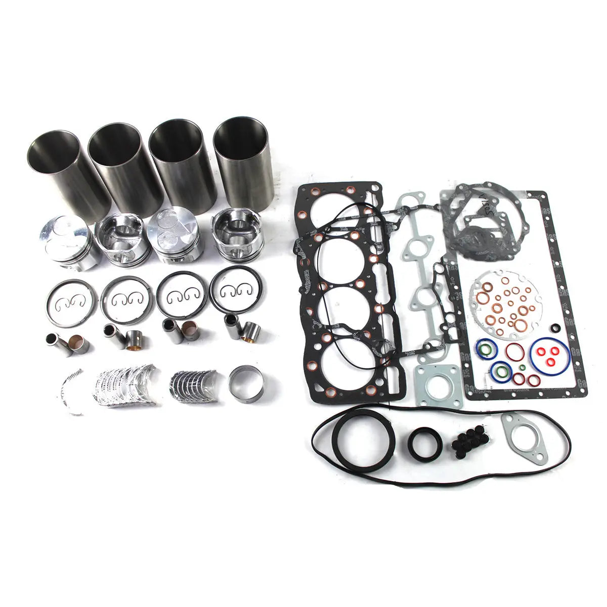 4 Cylinder Overhaul Rebuild Kit for Kubota V1505 V1505T V1505D Engine