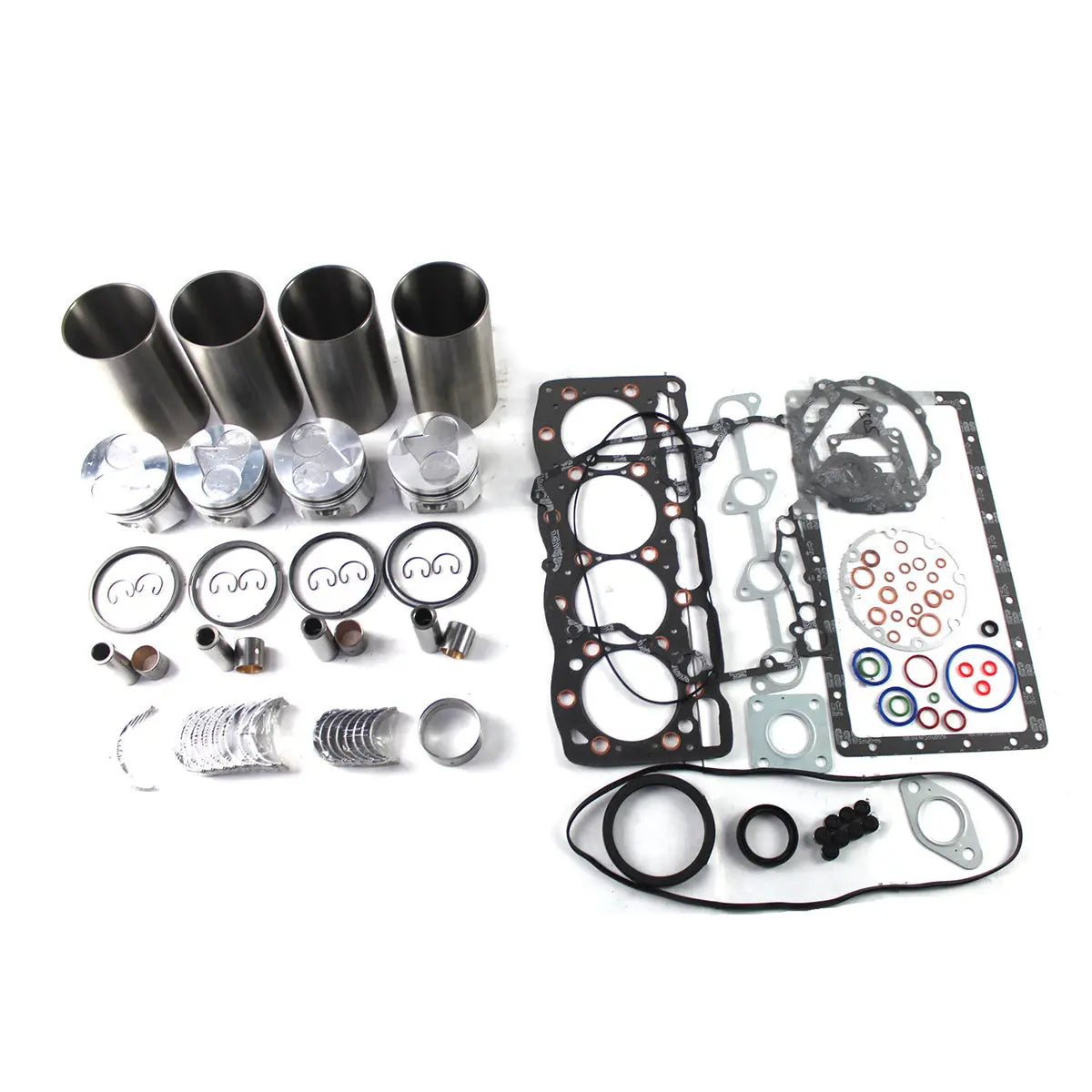 4 Cylinder Overhaul Rebuild Kit for Kubota V1505 V1505T V1505D Engine - image 2