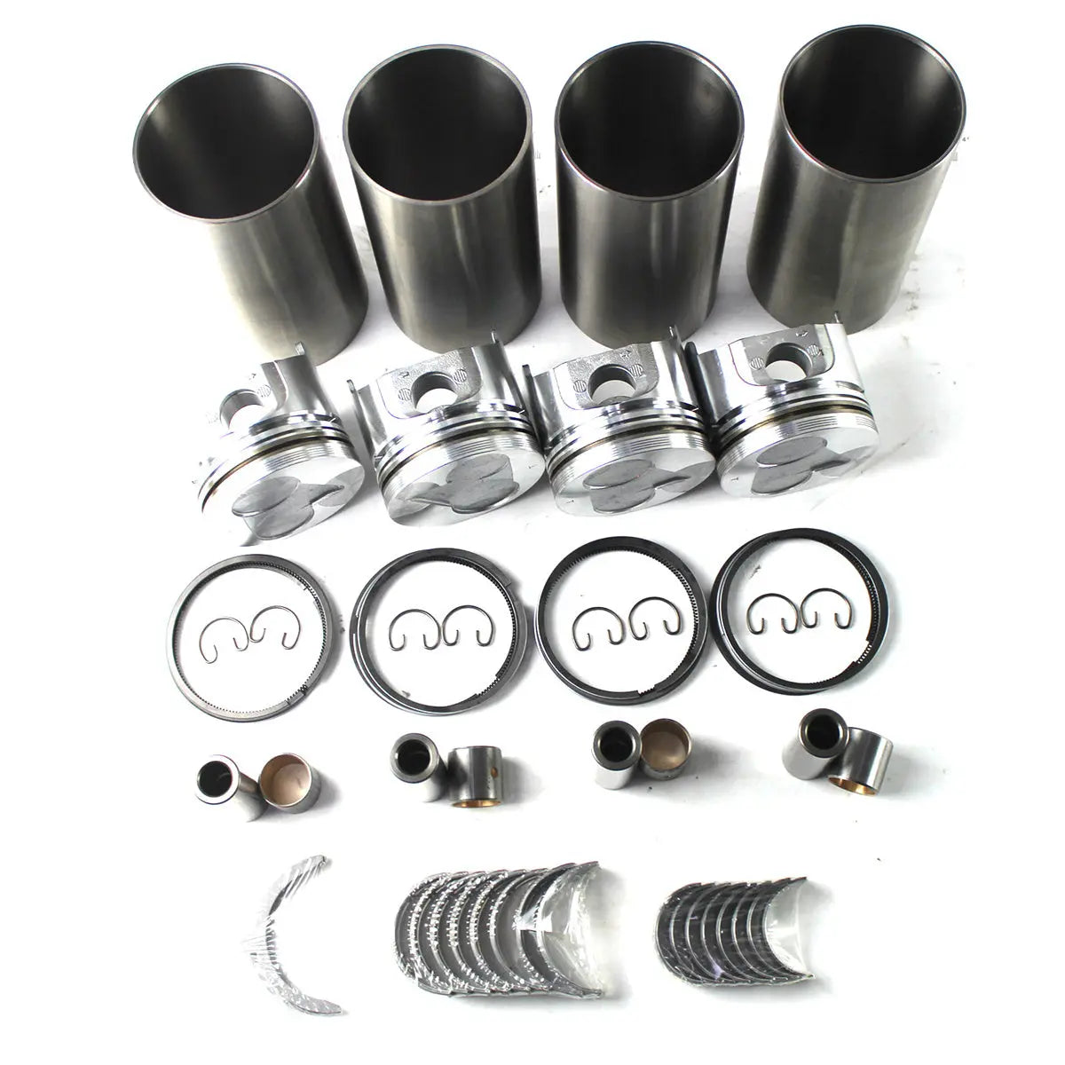 4 Cylinder Overhaul Rebuild Kit for Kubota V1505 V1505T V1505D Engine - image 3