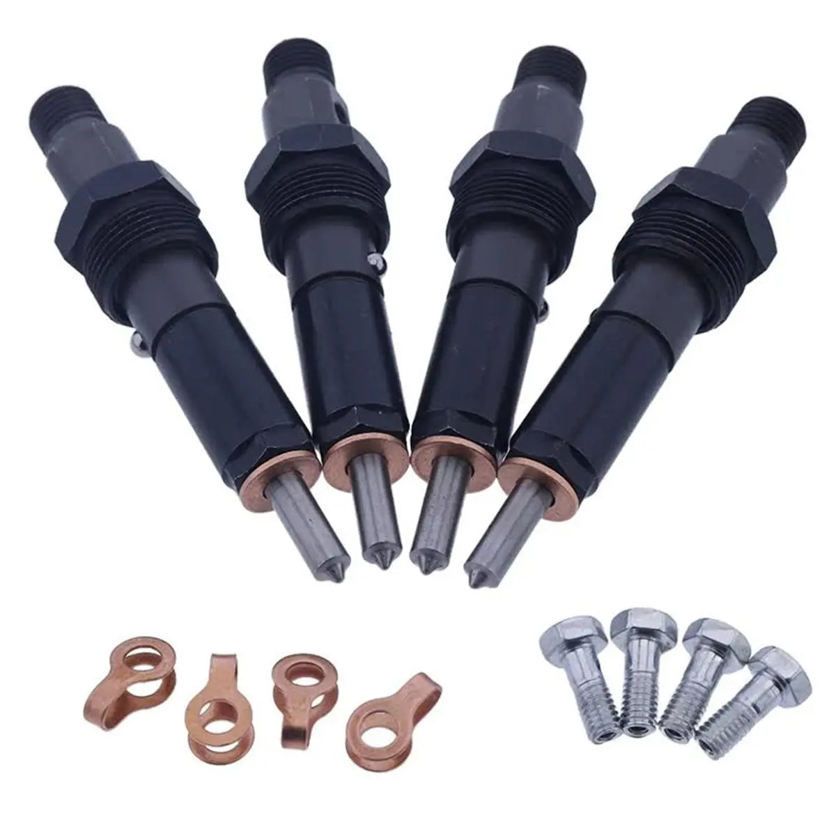 4-Pack Fuel Injector 3349084 3802978 4089267 Compatible with Cummins Engine 4B3.9 4BTA3.9