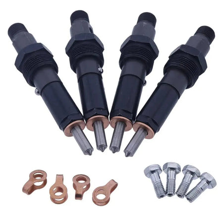 4-Pack Fuel Injector 3349084 3802978 4089267 Compatible with Cummins Engine 4B3.9 4BTA3.9