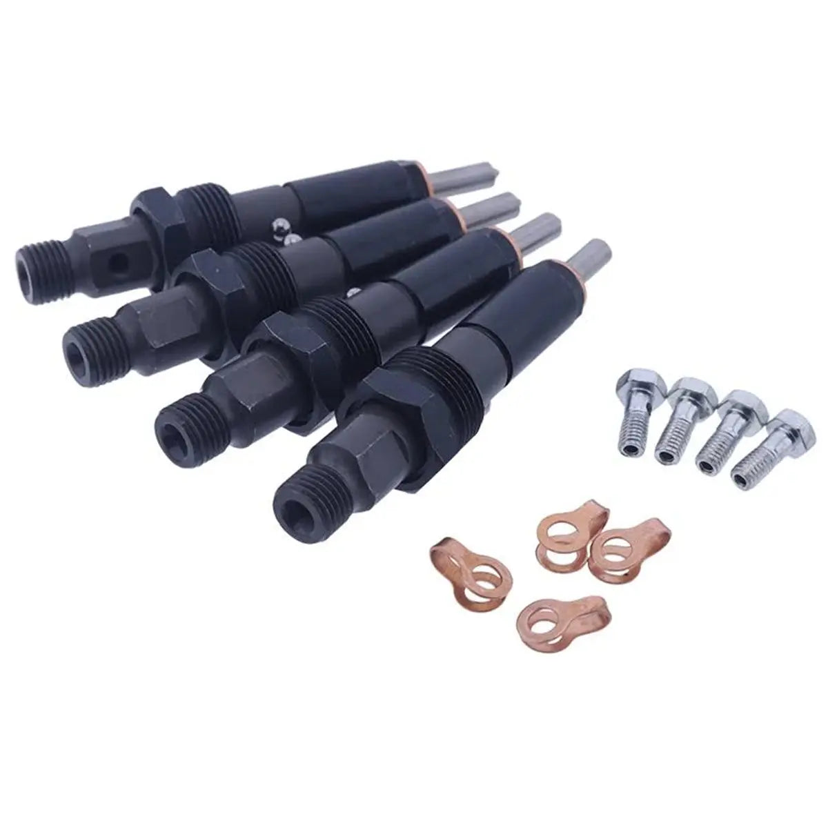 4-Pack Fuel Injector 3349084 3802978 4089267 Compatible with Cummins Engine 4B3.9 4BTA3.9