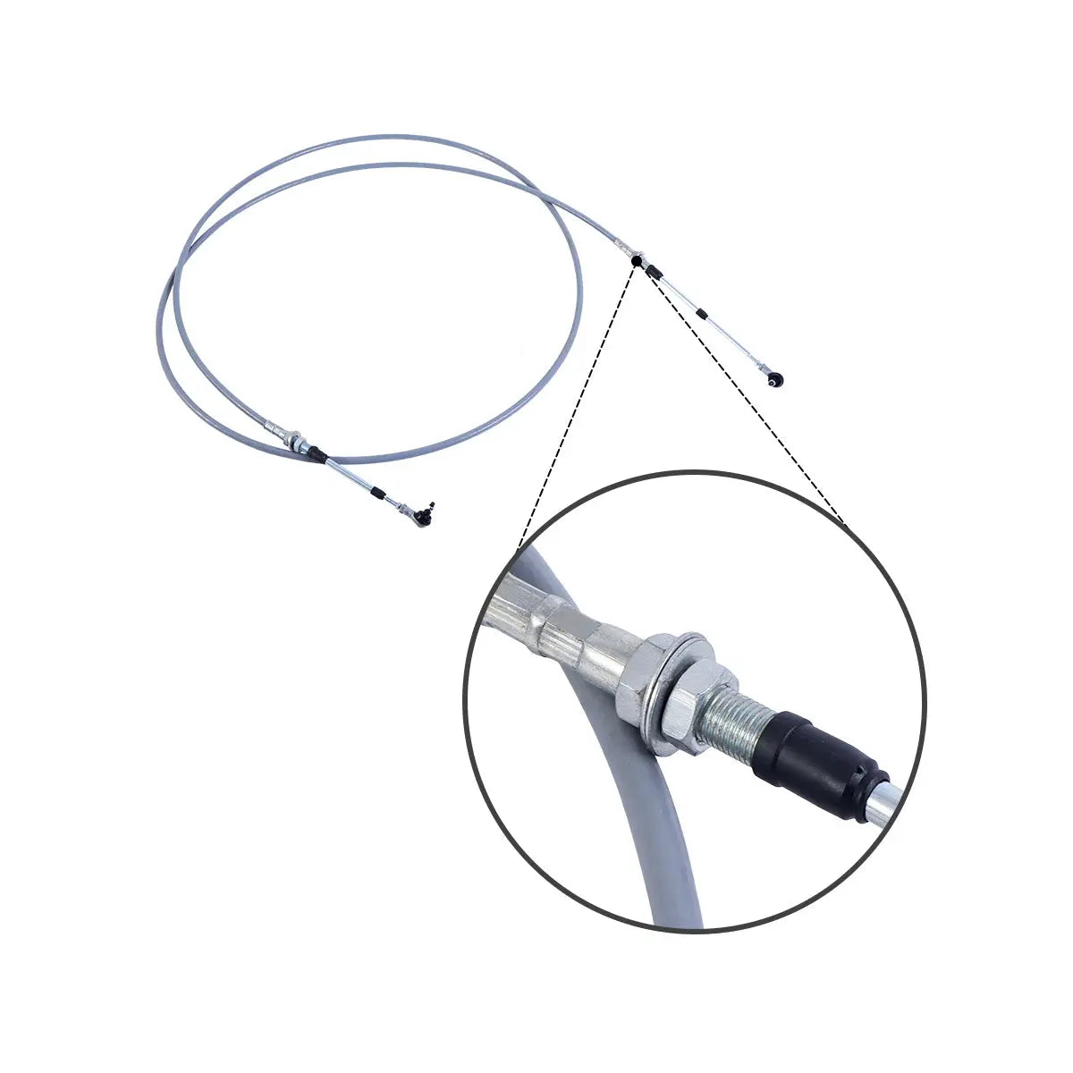 throttle cable 4437891 for Hitachi Excavator ZX270-1 - image 3