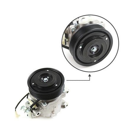 A/C Compressor 447160-2270 6PK SV07C for Toyota Passo Daihatsu Terios 07-10 - image 2