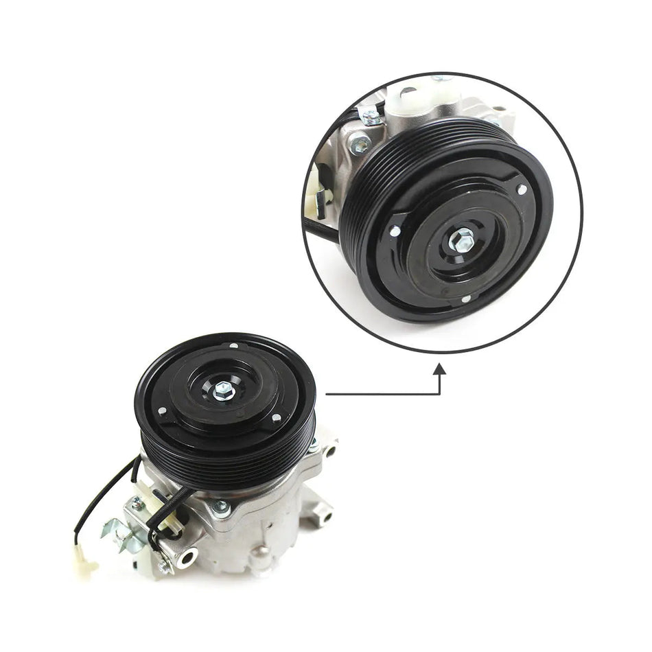 A/C Compressor 447160-2270 6PK SV07C for Toyota Passo Daihatsu Terios 07-10 - image 2
